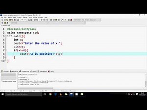 a C++ program that check if a number is positive or negative