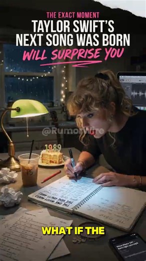 The Exact Moment Taylor Swift’s Next Song Was Born Will Surprise You #shorts #taylorswift