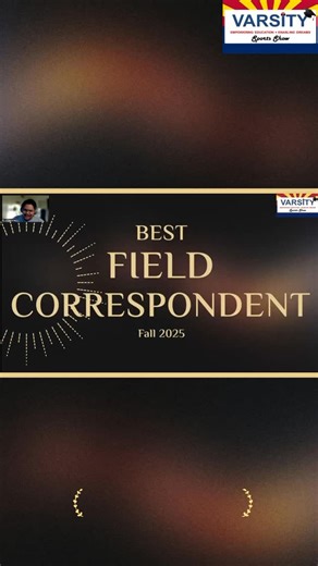 Abigail Hardy WINS Best Field Correspondent 🙌🏻🫣 Congratulations to Abigail for being the best sports reporter there is on the field when it's needed 👏🏻 #varsitysportsshow #journalism #sportsmedia #award | Varsity Sports Show