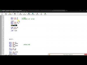 17. Assembly language bangla tutorial nested loop (star print multiline )