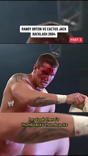Randy Orton vs Cactus Jack aka Mick Foley (Backlash 2004) 🩸🩸 #wwe #randyorton #mickfoley #cactusjack #backlash #noholdsbarred #screammovie