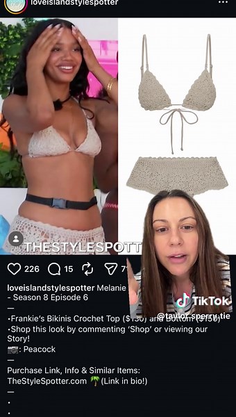 I stand ten toes down on this theory #melanie #loveislandusa #loveislandseason8 #frankiesbikinis