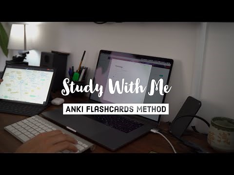 Study with Me + Anki Flashcard Method - Ali Abdaal