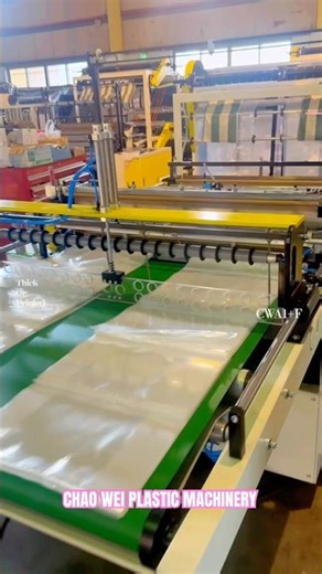 Thick & Printed Bottom Sealing Bag Machine | Up to 100 Microns! - CHAO WEI