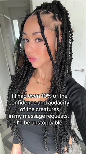 The cheek, the nerve, the audacity, gall and gumption 🖤#relatable #justgirlythings