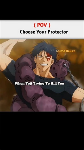 When Toji Trying To Kill You 💀🔥 Choose Your Protector 😈🔥 | #anime #gojo #jinwoo #goku #toji #phonk