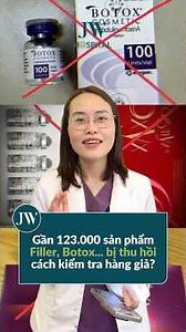Following the Seizure of Nearly 123,000 Filler, Botox, and Meso Products, JW Doctors Show How to ...