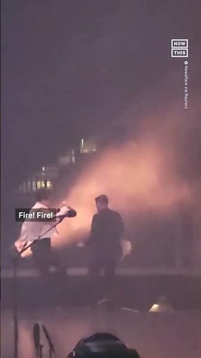 Pyro Machine Catches Fire at Panic! At the Disco Concert