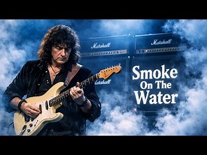 (SLOW SPEED) Smoke On The Water - Deep Purple - Fingerstyle Guitar Tutorial TAB