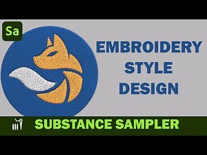 Embroidery in Substance Sampler