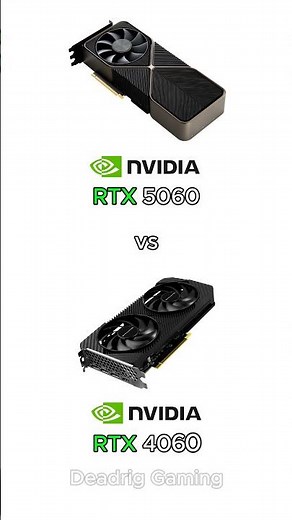 GPU Comparison : RTX 5060 vs RTX 4060