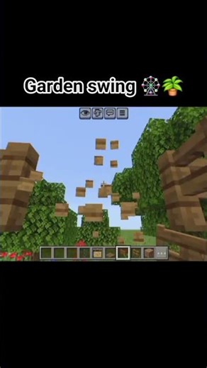 Quick & Easy Minecraft Swing Build💚#minecraft #minecraftbuild