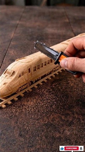 Mini chainsaw train