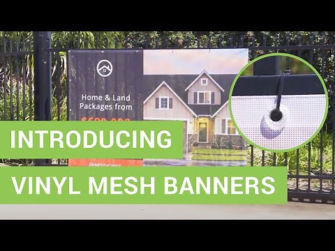 Easy Signs Vinyl Mesh Banners Product Video