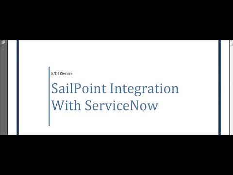 ServiceNow Queue User Administration using Sailpoint Identity IQ Demo