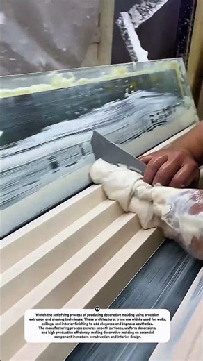 Amazing Decorative Molding Production Process | Precision Gypsum Trim Manufacturing