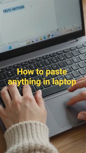 How to paste anything in laptop #computereducation #learning #AI #trending #viral #education #trick