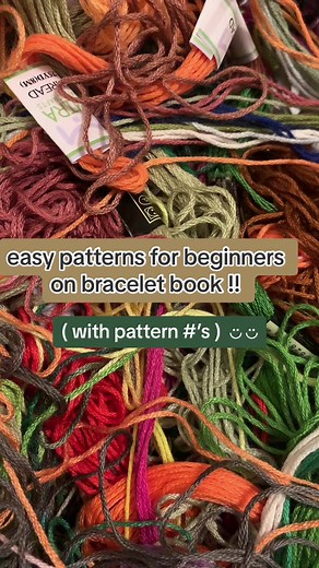 easy patterns for a beginner!! || braceletbook.com || #braceletbook #braceletbookpattern #braceletpatternsforbeginner #smallbusiness #fyp #getthisontherightsideoftiktok #bracelettok #greenscreen