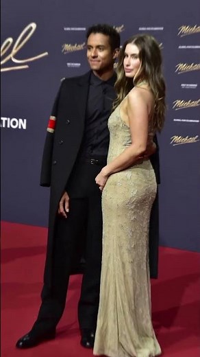 Jaafar Jackson & his fiancée Maddie Simpson #michaeljackson #jaafarjackson #michaelmovie #michael