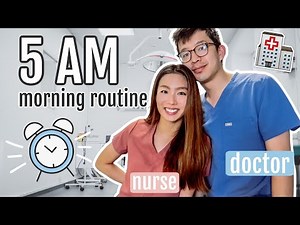 Our 5AM Morning Routine | Doctor + Nurse