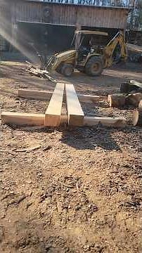 8x10x12 White Pine Timber frame with our Woodmizer LT70