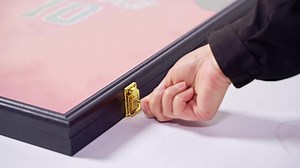 MUKE Black 24 in. x 32 in. Jersey Frame LED Display Case, Acrylic Glass Shadow Box with and Hanger (3-Pack) HD-LEDJF-3P