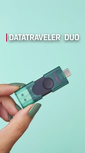 Introducing the DataTraveler Duo USB. This drive features both Type-A and Type-C connectors along with a sliding dual-cap design. No more lost USB caps, no more worrying about connector type, just a versatile and convenient way to store and transfer files! 👉🏻 kings.tn/DTDEG2 #KingstonTechnology #USBDrive #DualUSB #storage | Kingston Technology