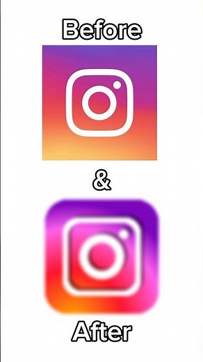 Before & After So Different! Instagram Logo Transformation You Need to See!#editing #simple #viral