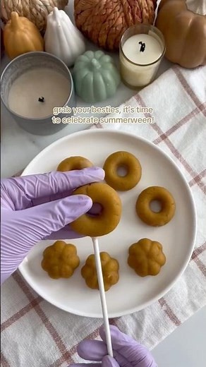 Perfect Fall Cake Pops🎃🤍✨ | Summerween Celebration