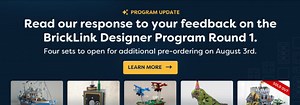 BrickLink Designer Program, annunciato l'aggiornamento legato al primo round