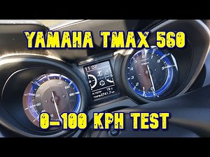 Acceleration Test (0-100 kph) - Yamaha TMAX560 (2020) - VLOG253 [4K]