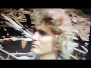 Michael Landon on the set of Little House "The Last Farewell"