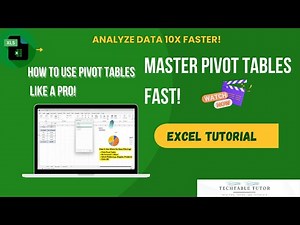 Excel Pivot Tables: The Ultimate Beginner-to-Pro Guide! 🚀 | Excel For Beginners #excel