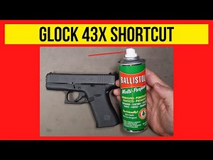 Glock 43x: Clean And Lubricate Like A Pro using Ballistol!