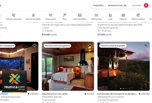 Servicios de hospedaje como Airbnb se verían afectados con reforma legislativa | Teletica