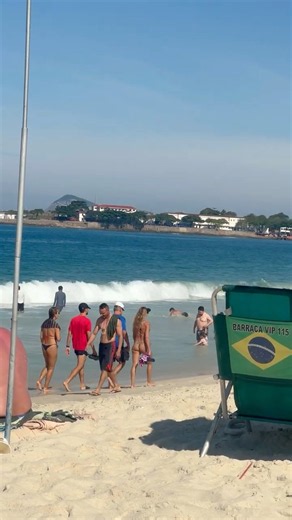 🇧🇷🔥🌊 Copacabana Beach 🌞🏝️ Brazil