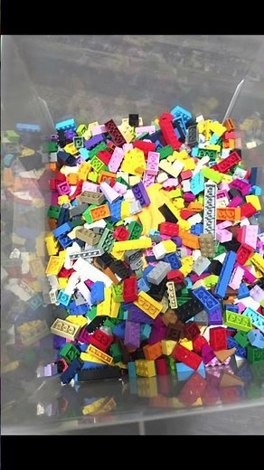 Lego sorting and separating each color 😍 #lego #mercari #collectibles #lasvegas