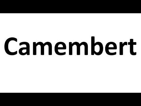 How to Pronounce Camembert | English, American, French Pronunciation