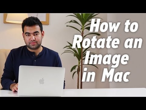 How to Rotate an Image and Save in Mac Preview and Photos in 1 Click