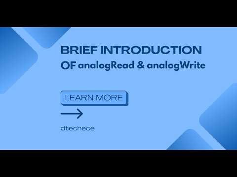 Analog Read And Write Concept in Arduino for Beginners