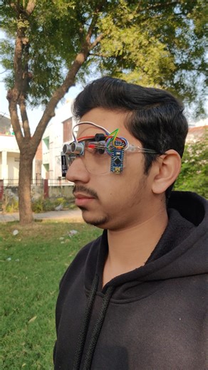 Blind Glasses Using Arduino UNO #arduinoprojects #arduinouno #blindglasses #blind #blindstick #blind
