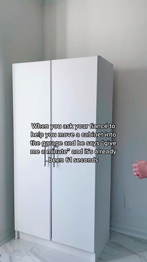 There’s not a minute to spare around here. Time to turn this space into a coffee bar 😍 (video inspired by @Lucas and Rachael) #kitchendiys #coffeebarsetup #coffeebarinprogress #movingfurniturearound