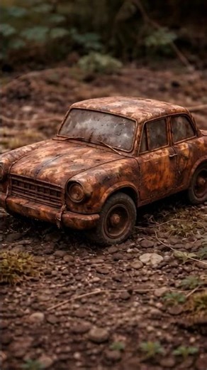 Rust remove mini car #asmr #shorts