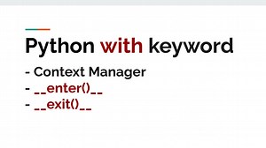 Python 为什么 到处使用 with 关键词 - Context Manager