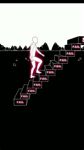 8-Bit Hustle: Climbing the FAIL Stairs to SUCCESS!