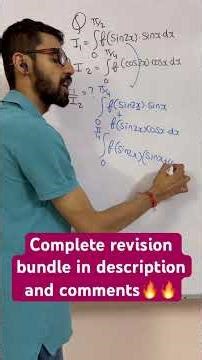 Stop Integrating ❌ Use This Property 😳 | Definite Integrals JEE 2026 #shorts