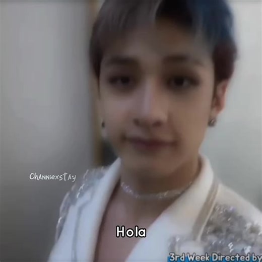 Chan diciendo palabras en español