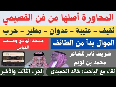 الجزء الثالث - لقاء مع الباحث: خالد الحميدي - الطائف ٢٣-٩-١٤٤٥هـ