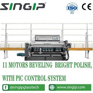 [Hot Item] 11 Grinding Heads Glass Bevel Edge/Edging Grinding and Polishing Processing Machine with PLC Control