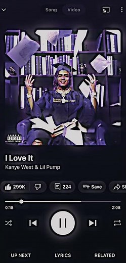 Lil Pump - I Love It ft. Kanye West #rap #music #kanyewest #ye #lilpump #iloveit